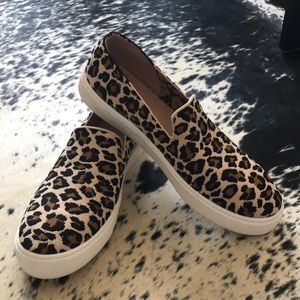 Cheetah Print Slip-On Shoes
